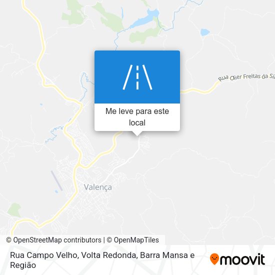 Rua Campo Velho mapa