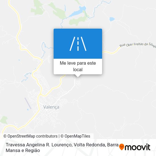 Travessa Angelina R. Lourenço mapa