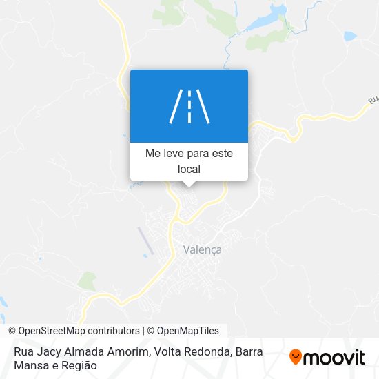 Rua Jacy Almada Amorim mapa