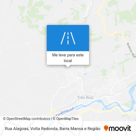 Rua Alagoas mapa
