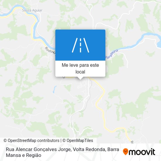 Rua Alencar Gonçalves Jorge mapa