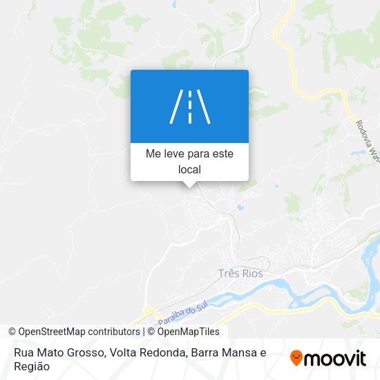 Rua Mato Grosso mapa