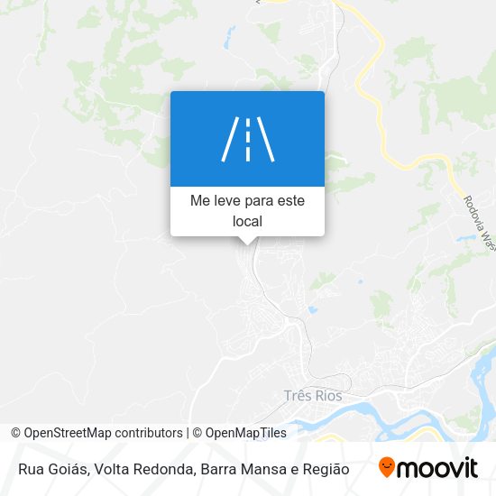Rua Goiás mapa
