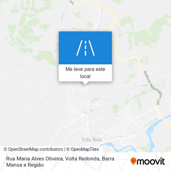 Rua Maria Alves Oliveira mapa