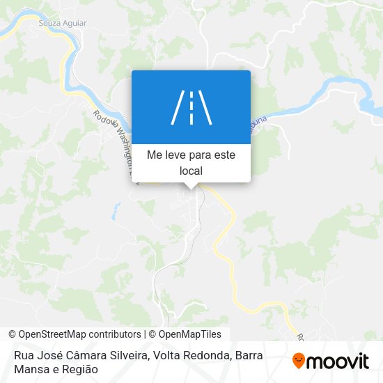 Rua José Câmara Silveira mapa