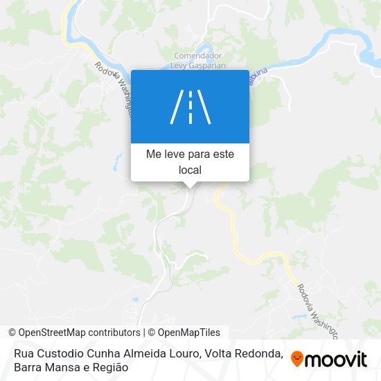 Rua Custodio Cunha Almeida Louro mapa