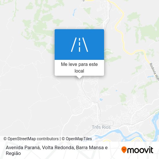Avenida Paraná mapa