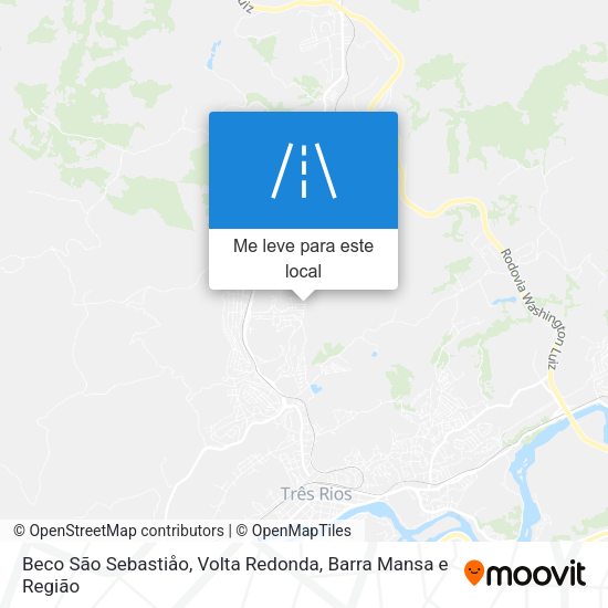 Beco São Sebastiåo mapa