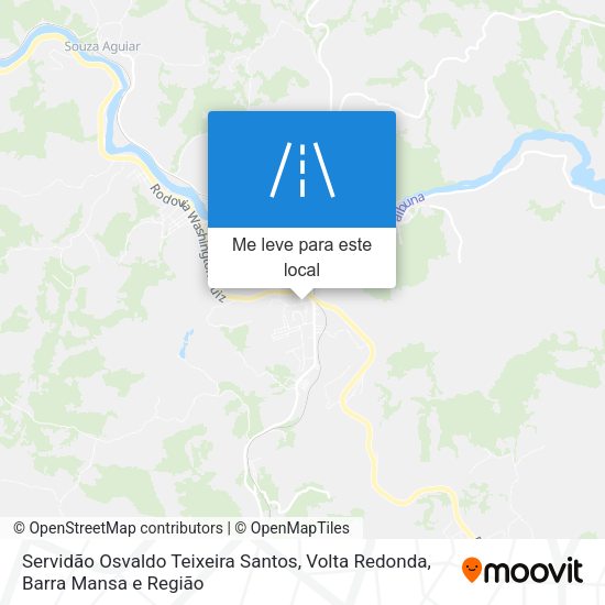 Servidão Osvaldo Teixeira Santos mapa