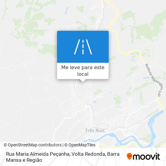 Rua Maria Almeida Peçanha mapa