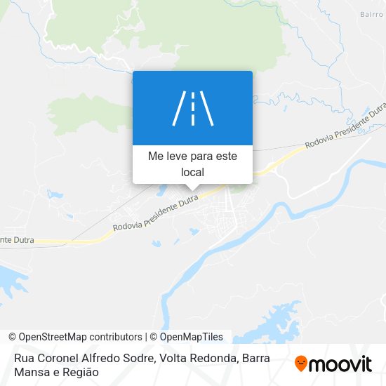 Rua Coronel Alfredo Sodre mapa