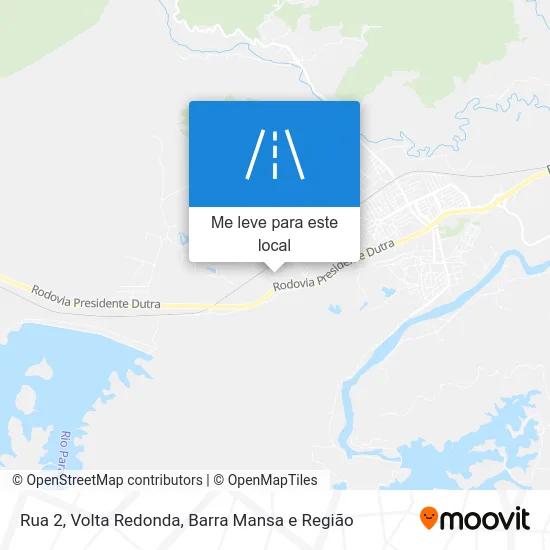 Rua 2 mapa