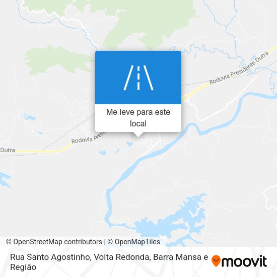 Rua Santo Agostinho mapa