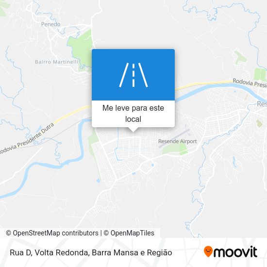 Rua D mapa
