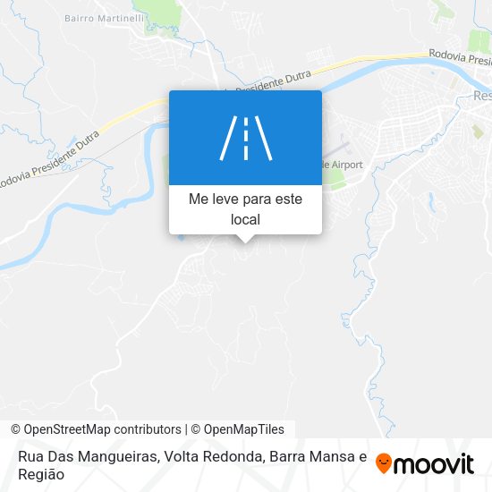 Rua Das Mangueiras mapa