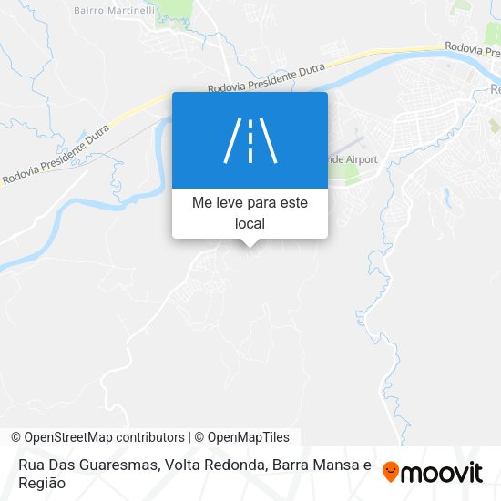 Rua Das Guaresmas mapa