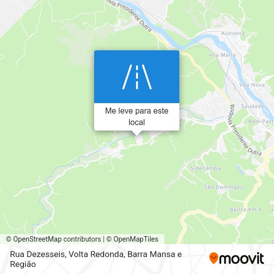 Rua Dezesseis mapa