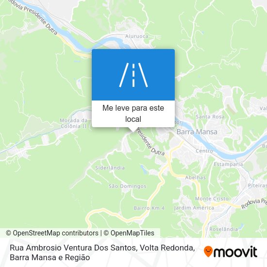 Rua Ambrosio Ventura Dos Santos mapa