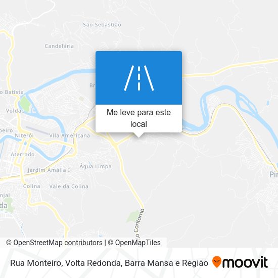 Rua Monteiro mapa