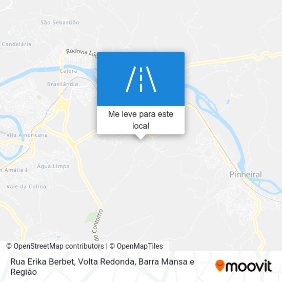Rua Erika Berbet mapa