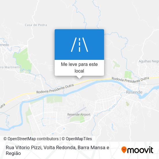 Rua Vitorio Pizzi mapa