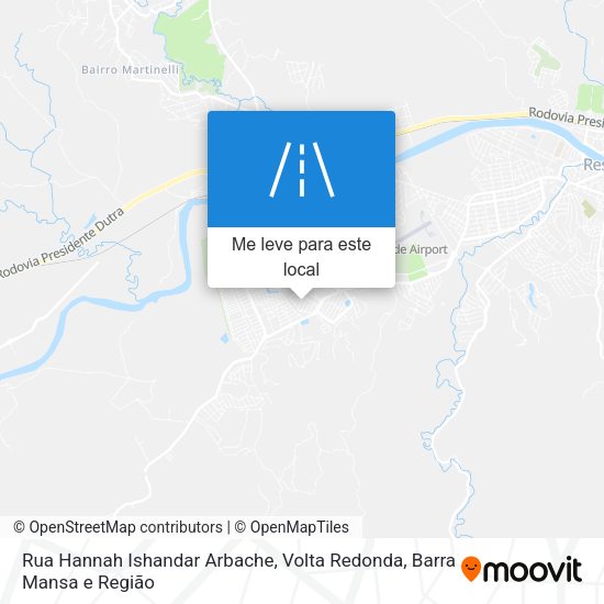 Rua Hannah Ishandar Arbache mapa