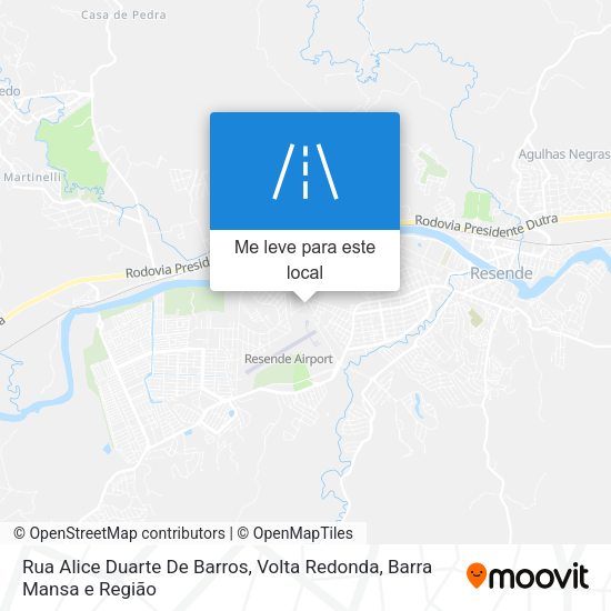 Rua Alice Duarte De Barros mapa