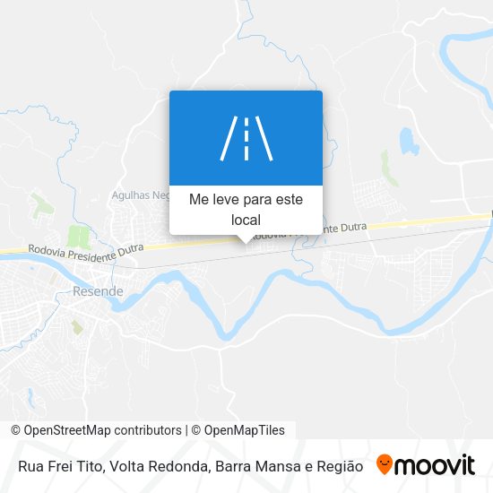 Rua Frei Tito mapa