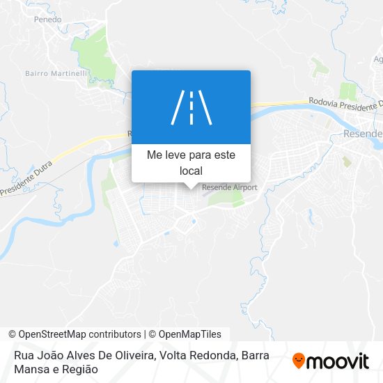 Rua João Alves De Oliveira mapa