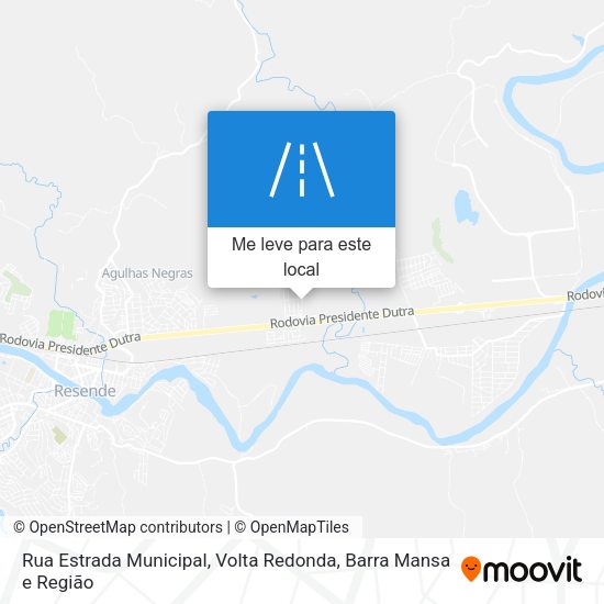 Rua Estrada Municipal mapa