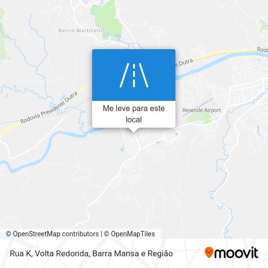 Rua K mapa