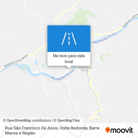 Rua São Francisco De Assis mapa