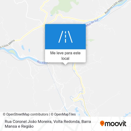Rua Coronel João Moreira mapa