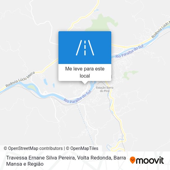 Travessa Ernane Silva Pereira mapa