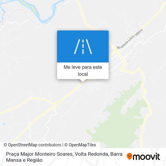 Praça Major Monteiro Soares mapa