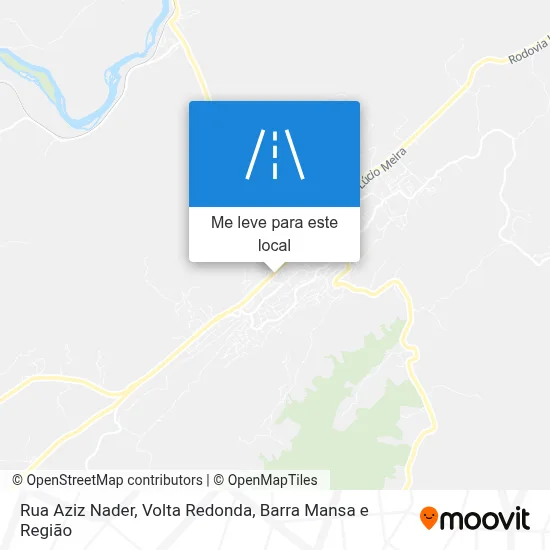Rua Aziz Nader mapa