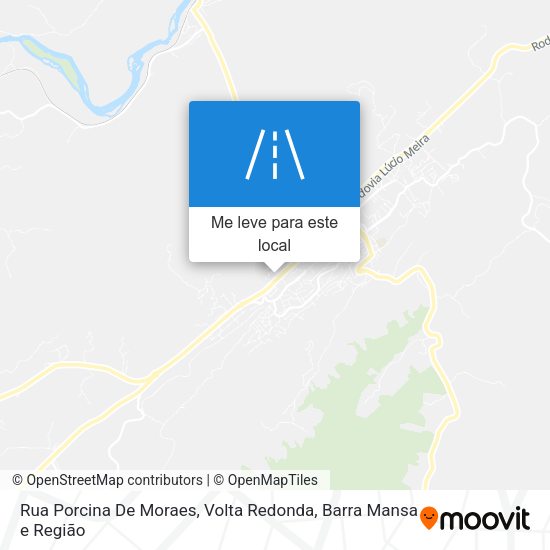 Rua Porcina De Moraes mapa