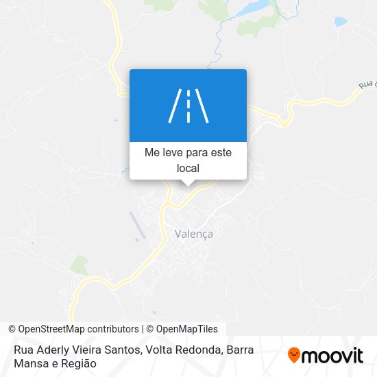 Rua Aderly Vieira Santos mapa