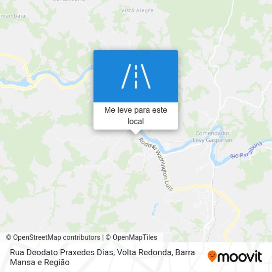 Rua Deodato Praxedes Dias mapa