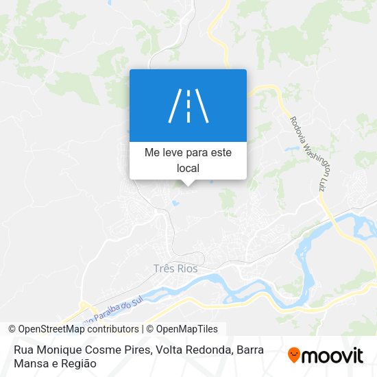 Rua Monique Cosme Pires mapa