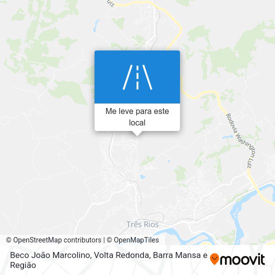 Beco João Marcolino mapa