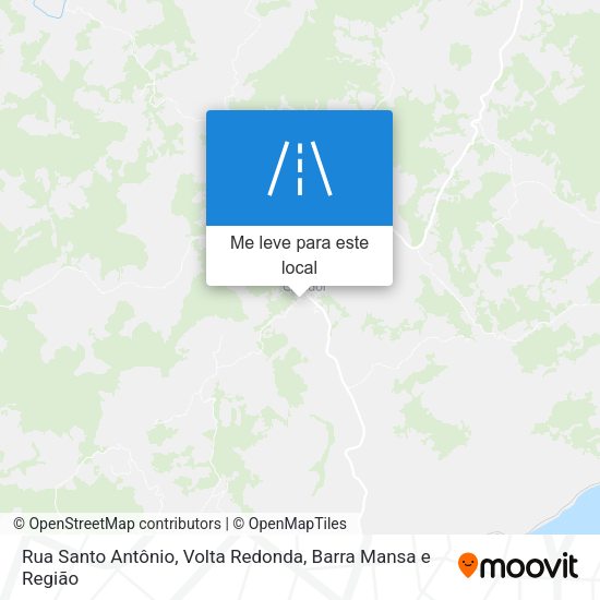 Rua Santo Antônio mapa