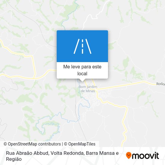 Rua Abraão Abbud mapa