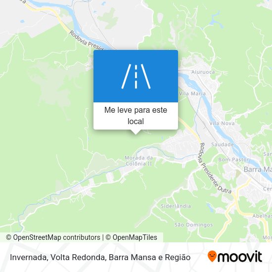 Invernada mapa
