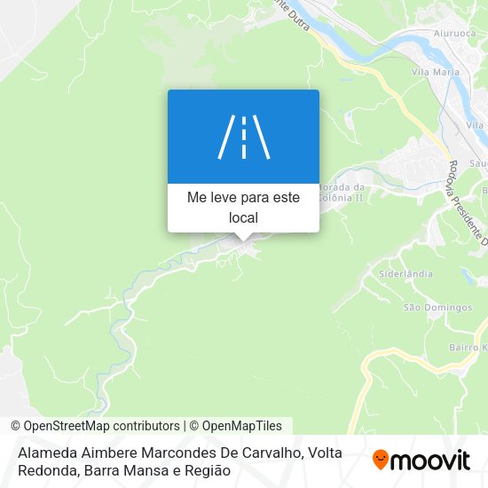 Alameda Aimbere Marcondes De Carvalho mapa