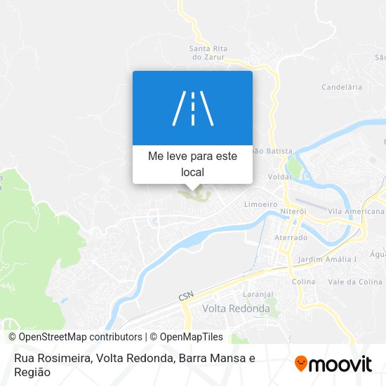 Rua Rosimeira mapa