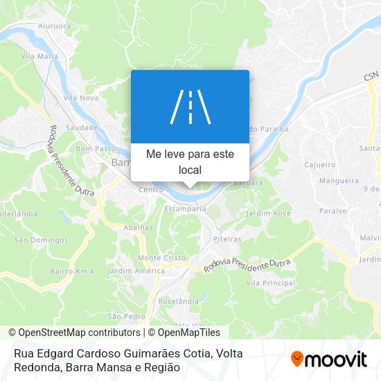 Rua Edgard Cardoso Guimarães Cotia mapa
