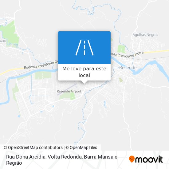 Rua Dona Arcidia mapa