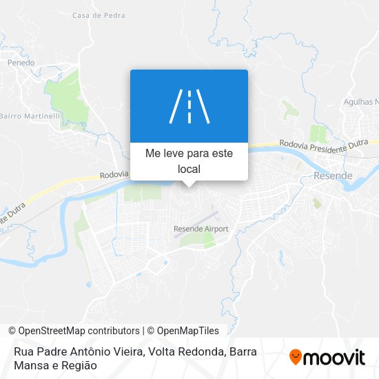 Rua Padre Antônio Vieira mapa