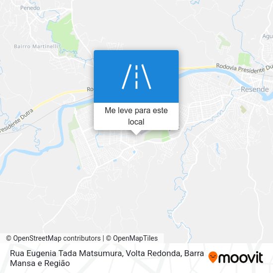 Rua Eugenia Tada Matsumura mapa